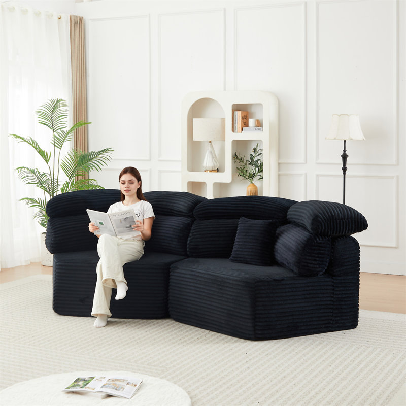 Moderne de 53 pouces, Chenille beige