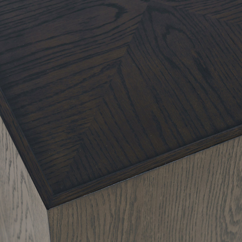 Table de bout Nicci Lofland, Bois brun foncé