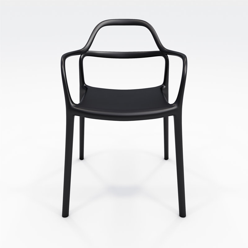 Fauteuil de patio Dali, Noir