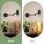 Iron Swing Arm Sconce