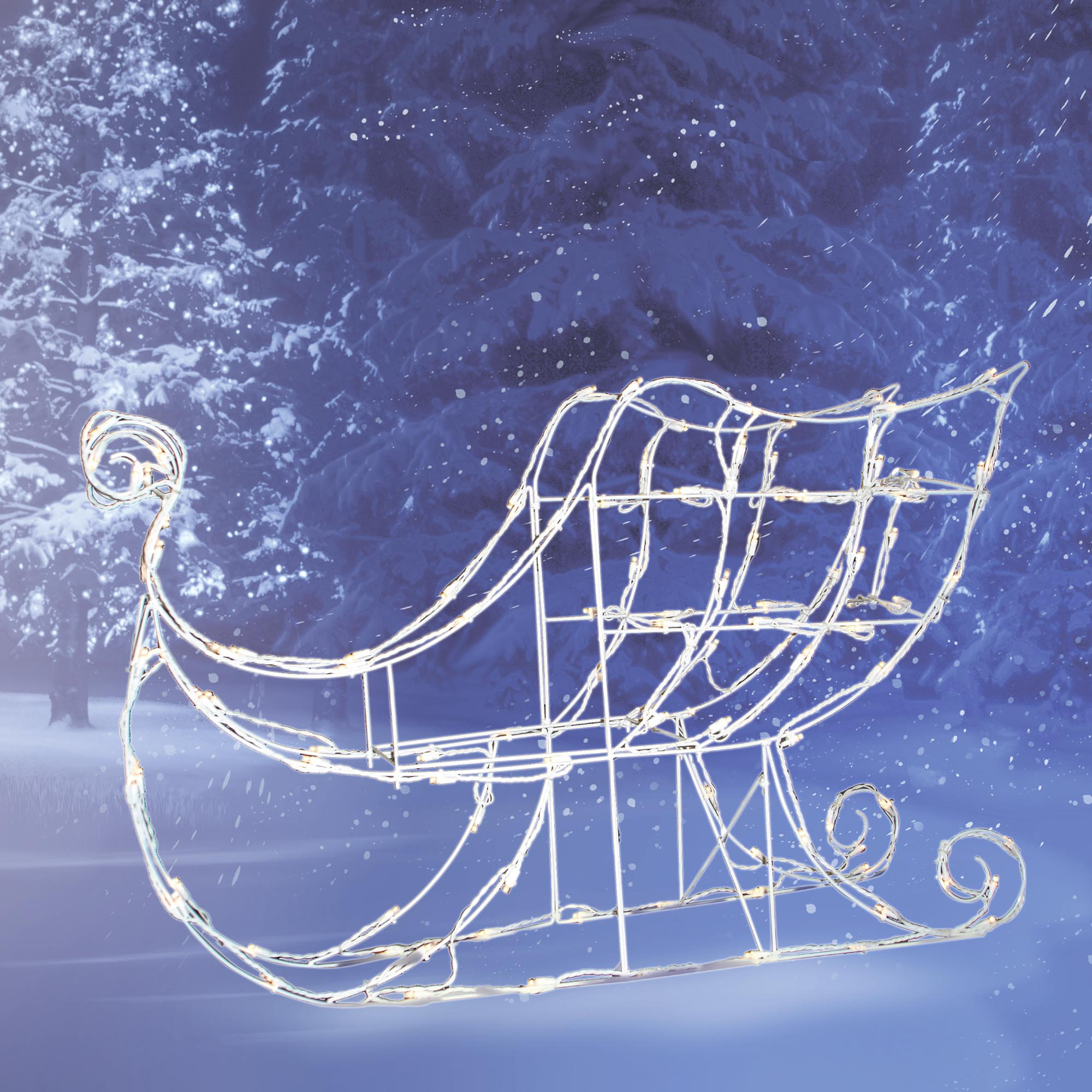 The Holiday Aisle® Morphing LED Sleigh Lighted Display & Reviews | Wayfair