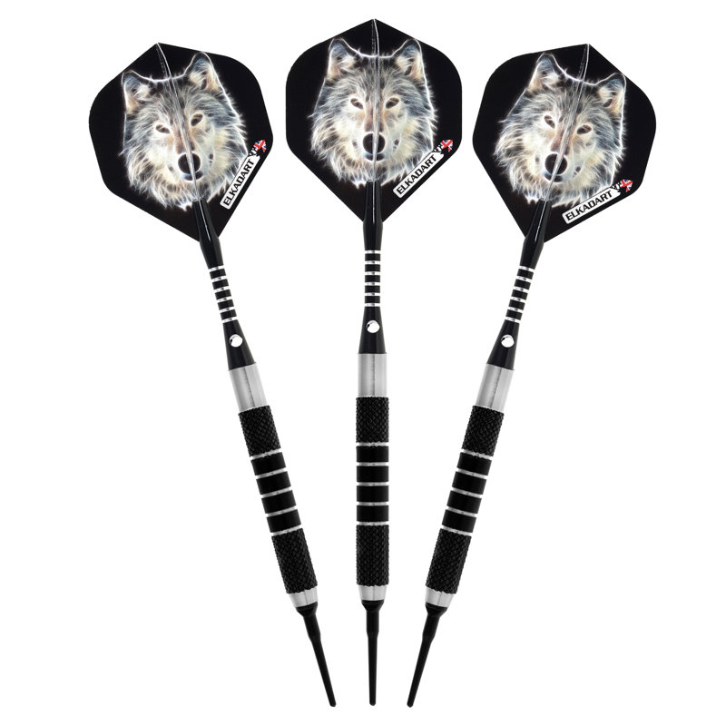 Fléchettes Elkadart Lone Wolf Soft Tip 18 grammes, 18 grammes