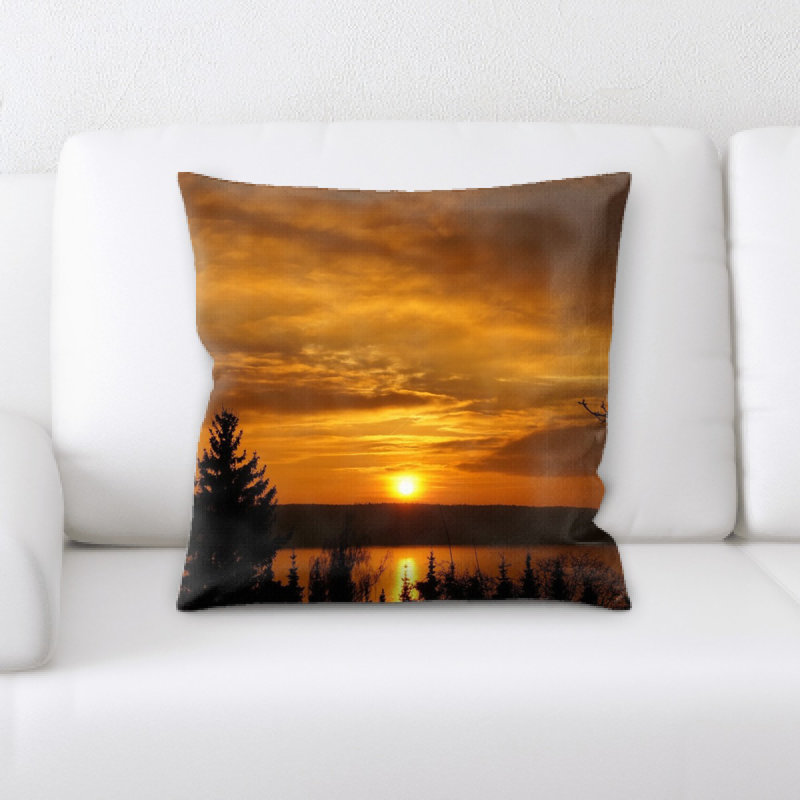 Coussin coucher de soleil