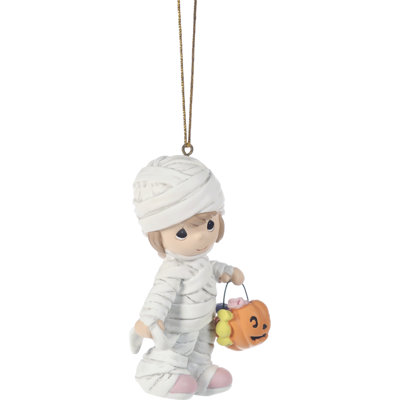 Precious Moments Wrapped Up In Halloween Ornament