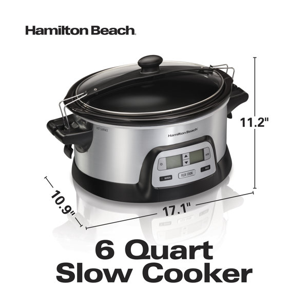 Hamilton Beach FlexCook™ Stay or Go® 6-Quart Slow Cooker - 33861