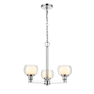 Keswick - 3 Light - 20 inch - Polished Chrome - Chain Hung - Pendant