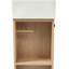 Meuble-lavabo pour salle de bain avec lavabo, armoire autoportante pour petite salle de bain, meuble-lavabo moderne avec rangement