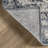 Acad Abstract Contemporary Performance Blue/Gray/Ivory Rug-327292368