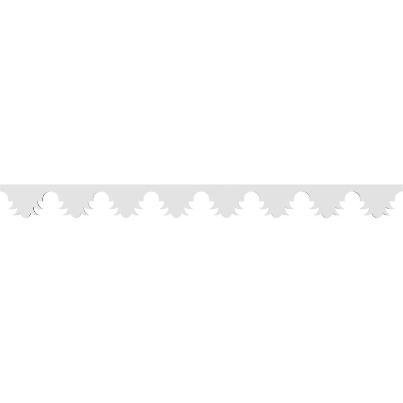 Valencia Architectural Grade PVC Running Trim, 4" H x 48" W x 0.63" D