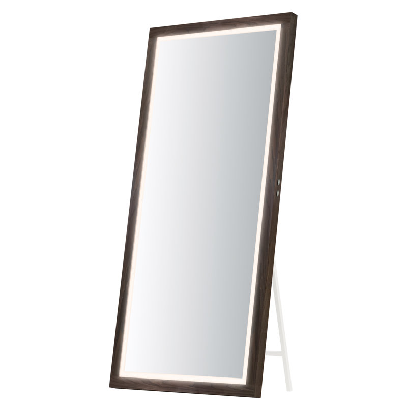 Sawyer-LED Mirror, Walnut