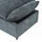 115.5" Modular Deep Grey Sectional Sofa With Durable Polyester Upholstery