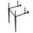 Kingston Brass Edwardian Brass Console Sink Legs-49292044