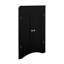 Armoire de rangement pour salle de bain - Unité de coin avec tablettes réglables. Eau. Installation facile. Café H 32,3 po x l 12,2 po x P 24 po finition peinture imperméable pour salon