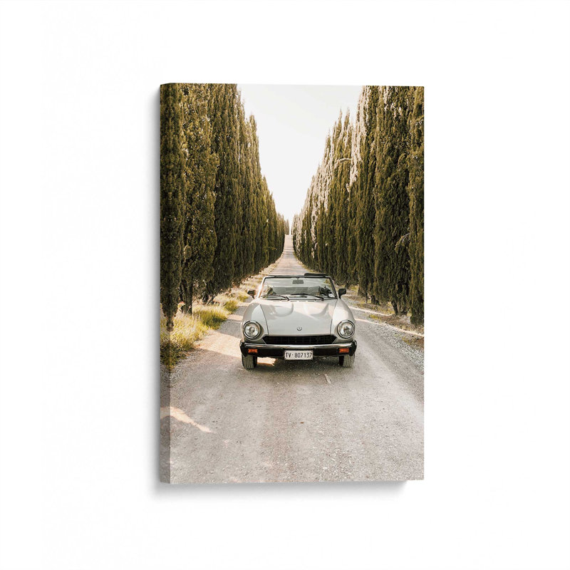 Impression sur toile roulée Tuscan Road Trip, H 36 po x l 24 po x P 1,25 po, Toile tendue