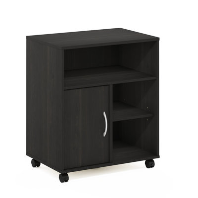 Econ Home Office Under Desk Printer Holder with Wheels, Espresso