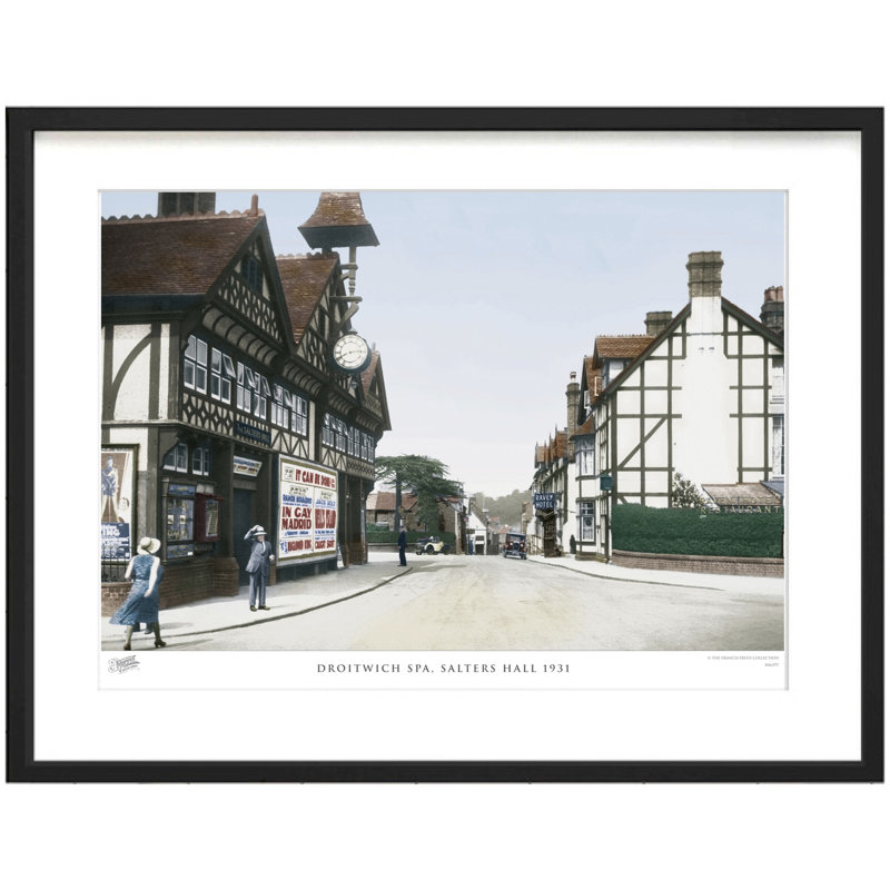 Droitwich Spa, Salters Hall 1931 by Francis Frith - Single Picture Frame Print, 45cm H x 60cm W x 2.3cm D