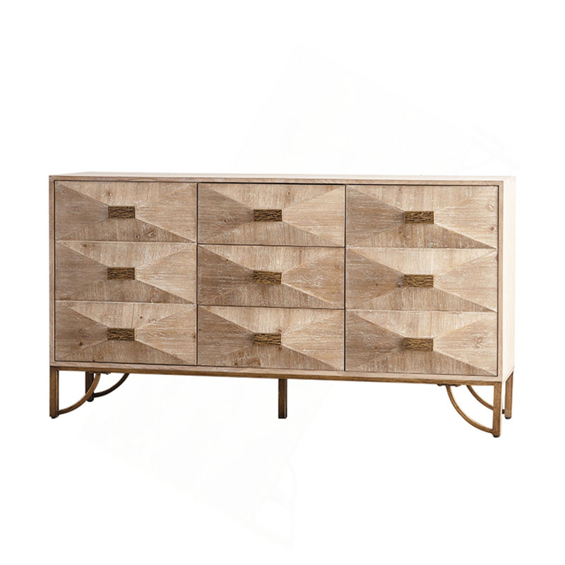 Commode à tiroirs, commodes et commodes modernes, meuble télé, commode en bois clair pour chambre à coucher, salon, couloir
