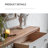 Brown+White Solid + Manufactured Wood Sideboard