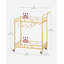 Aarnav Metal Bar Cart-941580978