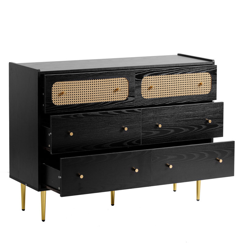Commode 6 tiroirs, commode pour chambre à coucher, armoire de bureau à domicile, armoire moderne