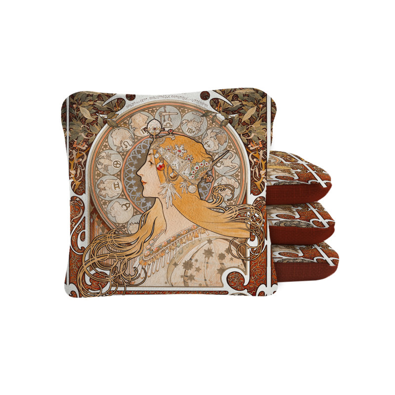 Sacs de cornhole La Plume par Alphonse Marie Mucha Synergy Pro