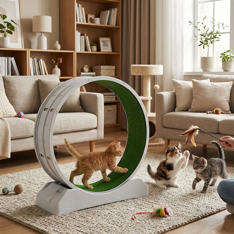 Roue d'exercice pour chat 48 po XL