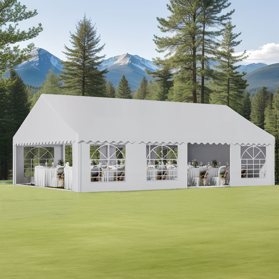 240'' W x 354'' D Galvanized Steel Party Tent Edrosie Inc