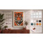Tiger Face Direct Geometric - Wrapped Canvas-1740119161-1740119167