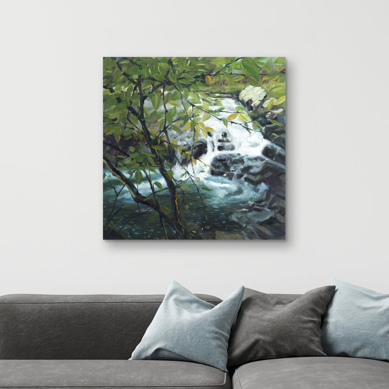 Peaceful fall - 32"x32" art on canvas