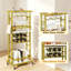 Wine Bottle & Glass Rack-135412619