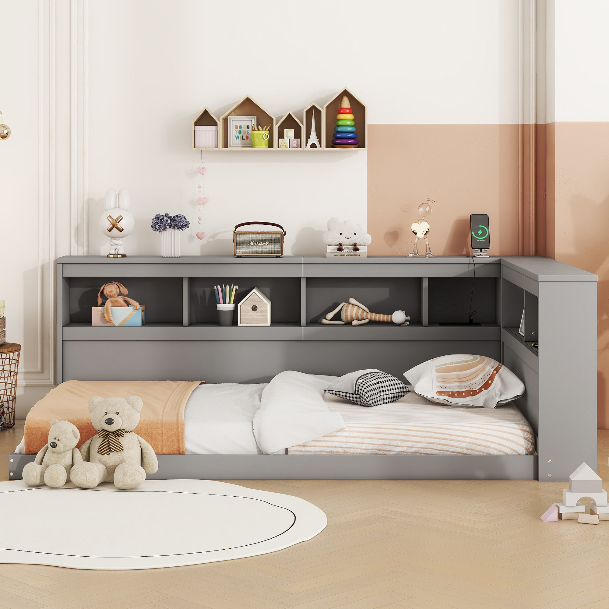 ClassicLiving Single Solid Wood Daybed With Usb Port | Wayfair.co.uk
