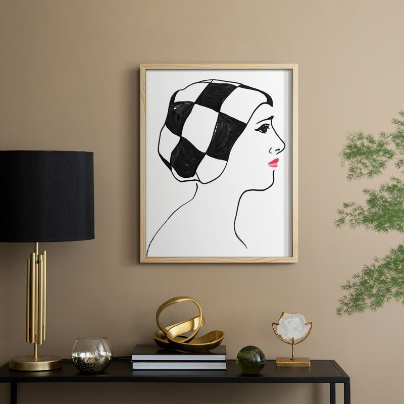 «Blossom III», reproduction encadrée - bois massif, Naturel, H 11 po x l 9 po
