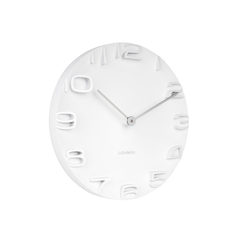 Wall Clock, White