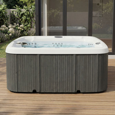 Lifesmart Spas Lifesmart LS600DX 7-Person 65-Jet 230V Hot Tub with Ozone Water Care and FROG @ease-Ready Setup