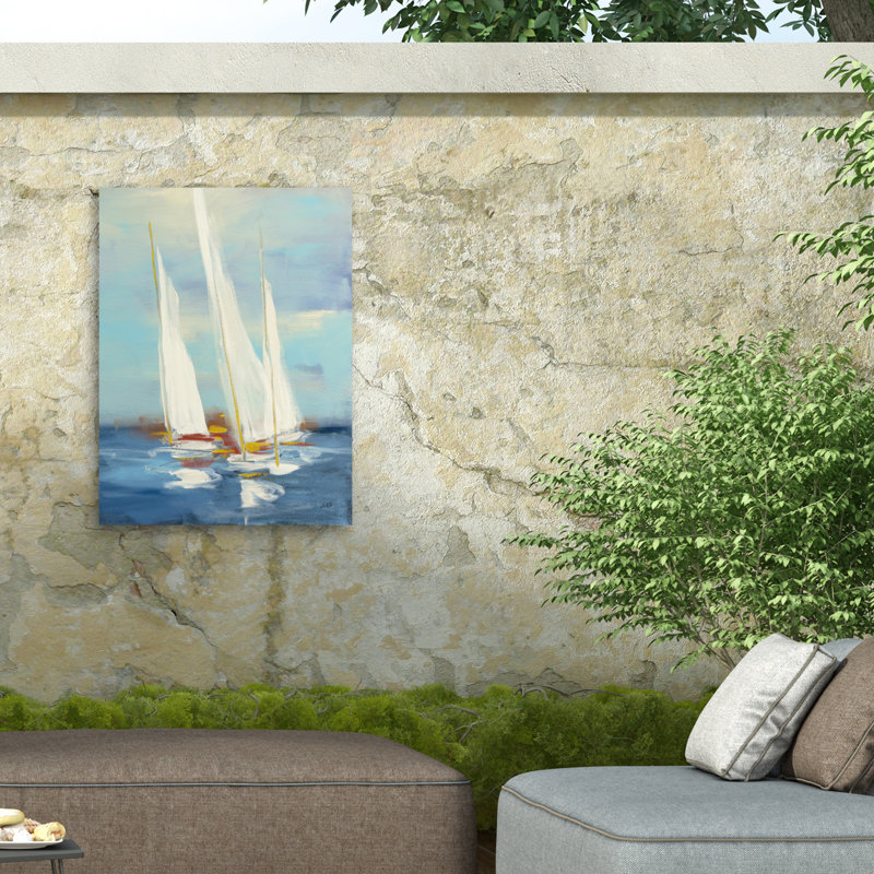 Toile d'extérieur Julia Purinton Brooklington, H 19 po x l 14 po x P 1,5 po