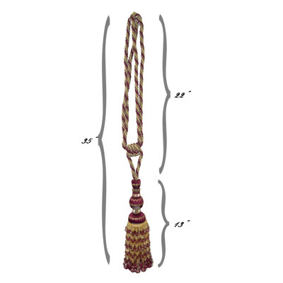 Galipeau 20% Polyester / 80% Acrylic Curtain Tieback
