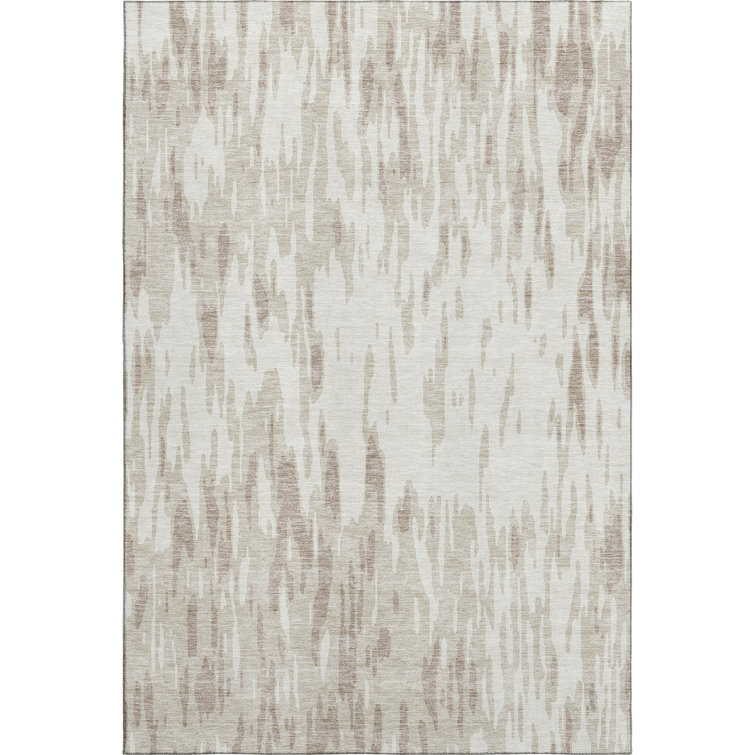 Premium Machine Washable Prisco Ivory Rug