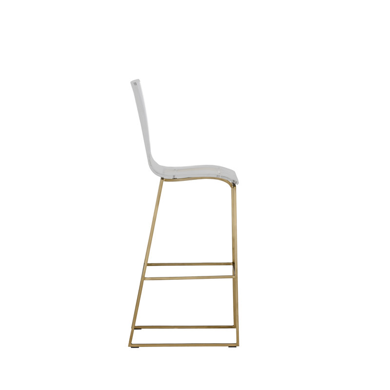 King Stool, Antique Gold, Bar Stool (30.25" Seat Height)