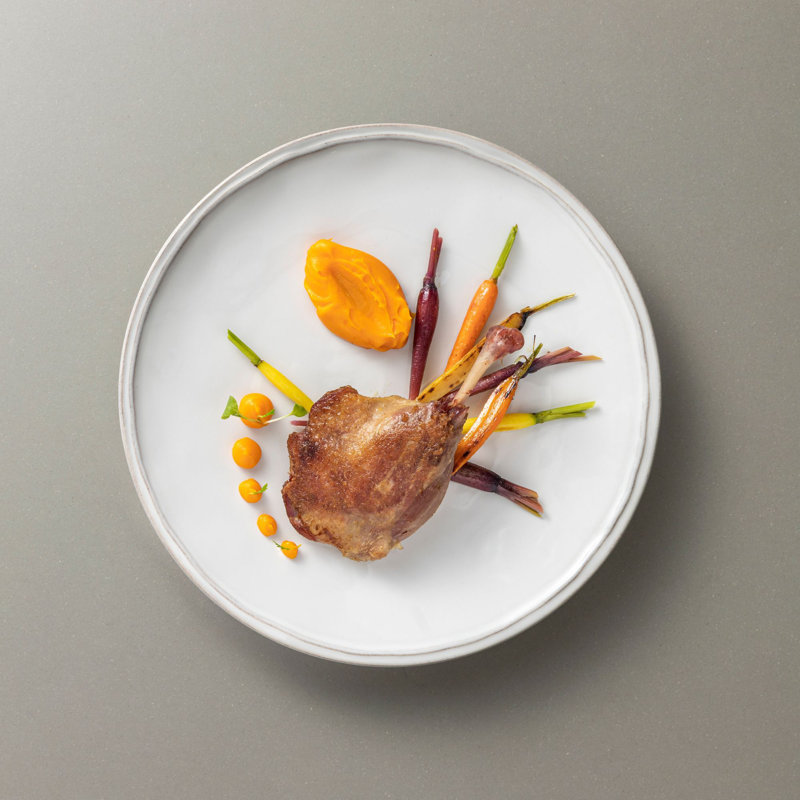 Fontana Fine Stoneware Dinner Plate, Cloud White