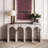 Contemporary ECC Concrete Contract Grade Grand Console Table - Bulgari White