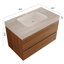 Meuble-lavabo encastré en bois moderne de 29,9 po pour petite maison (doit inclure le meuble-lavabo et l'évier)
