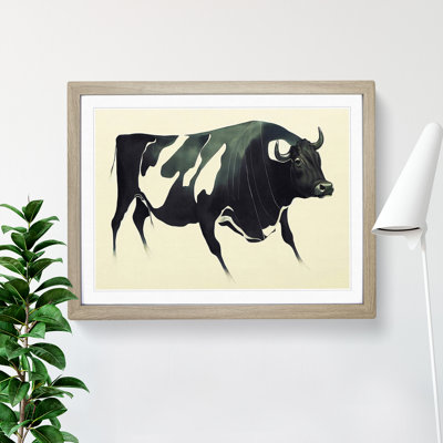 Sensational Cow Abstract - Single Picture Frame Painting