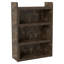 3-Tier Modern Retractable Bookcase, Multi-Layer Storage and Display Bookshelf-1516527452