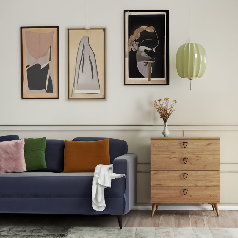 Commode 4 tiroirs Ansela