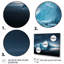 Réflexions de cristal d'iceberg bleues et noires-525550880-525550907