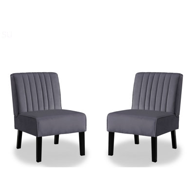 Ensemble de 2 chaises d'appoint Reese