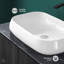 Lavabo vasque rectangulaire en céramique Château 28