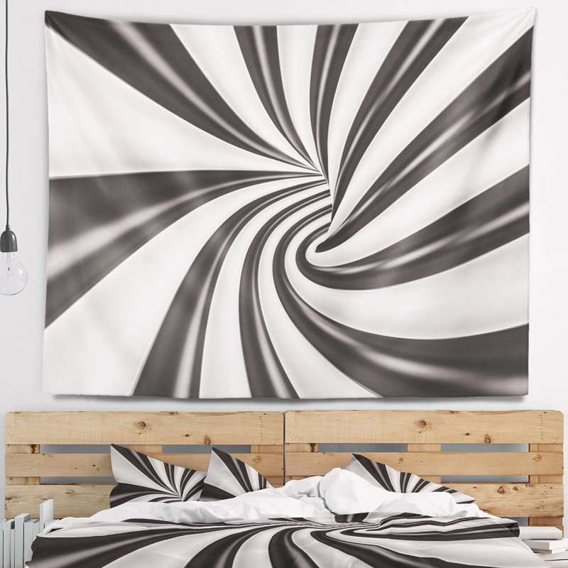 Tapisserie Fractal, H 78 po x l 92 po