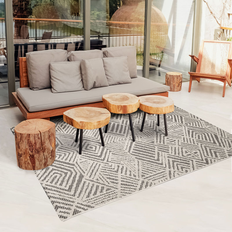 Miramar Southwestern Indoor / Outdoor Area Rug, Rectangle 160cm x 230cm