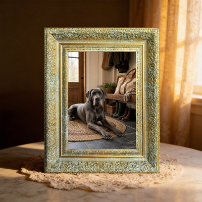 Ornate Picture Frame for Family Photo Display